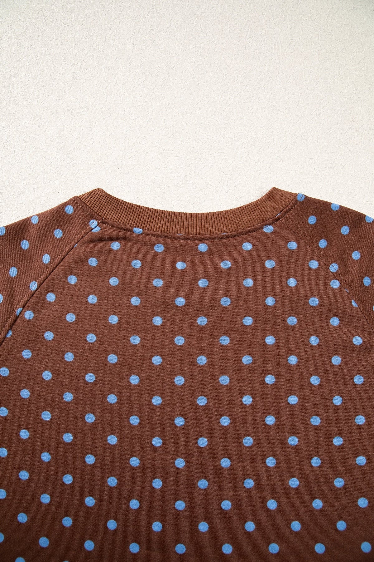 Jane Polka Dot Drawstring Wide Leg Long Sleeve Top Pant Set