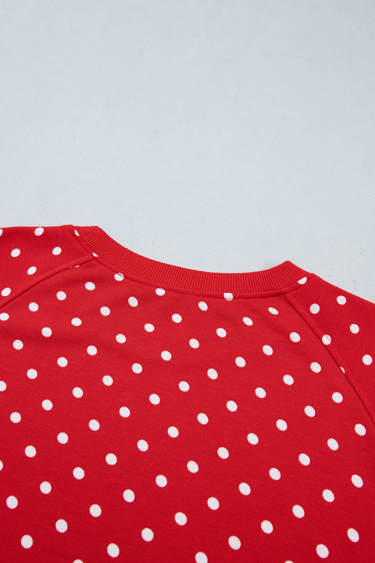Jane Polka Dot Drawstring Wide Leg Long Sleeve Top Pant Set