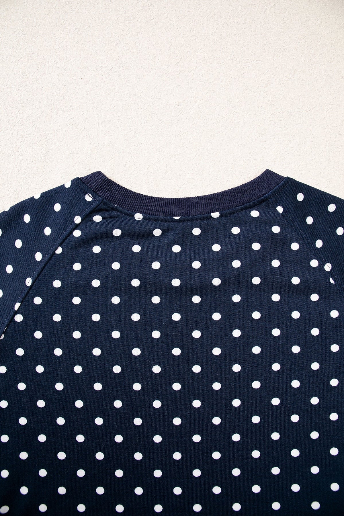 Jane Polka Dot Drawstring Wide Leg Long Sleeve Top Pant Set