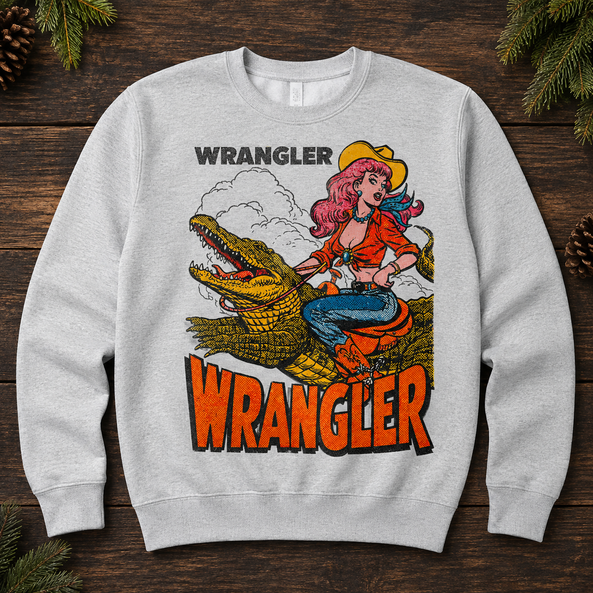 Gator Wrangler Cowgirl