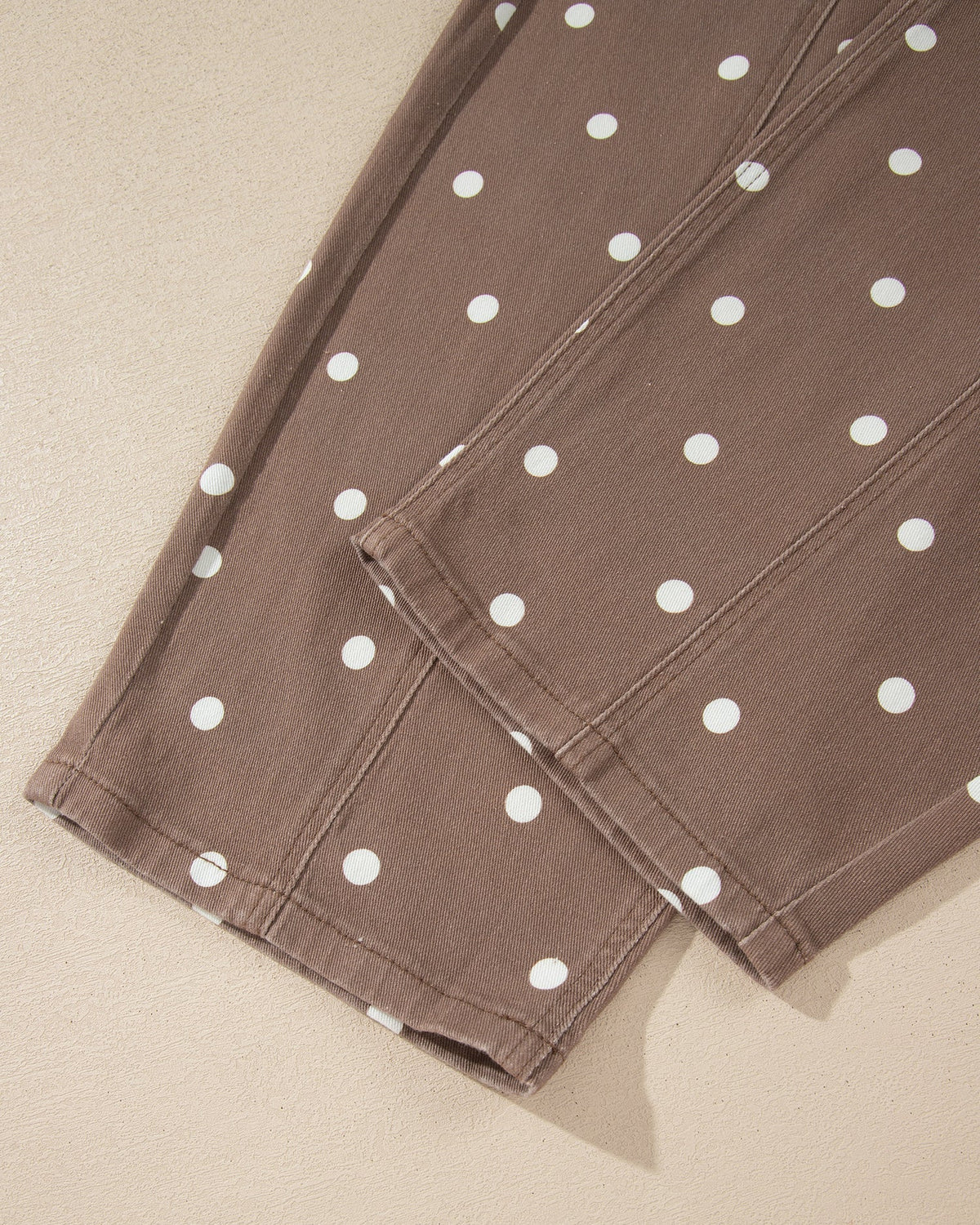 Dallas Polka Dot Print Barrel Jeans